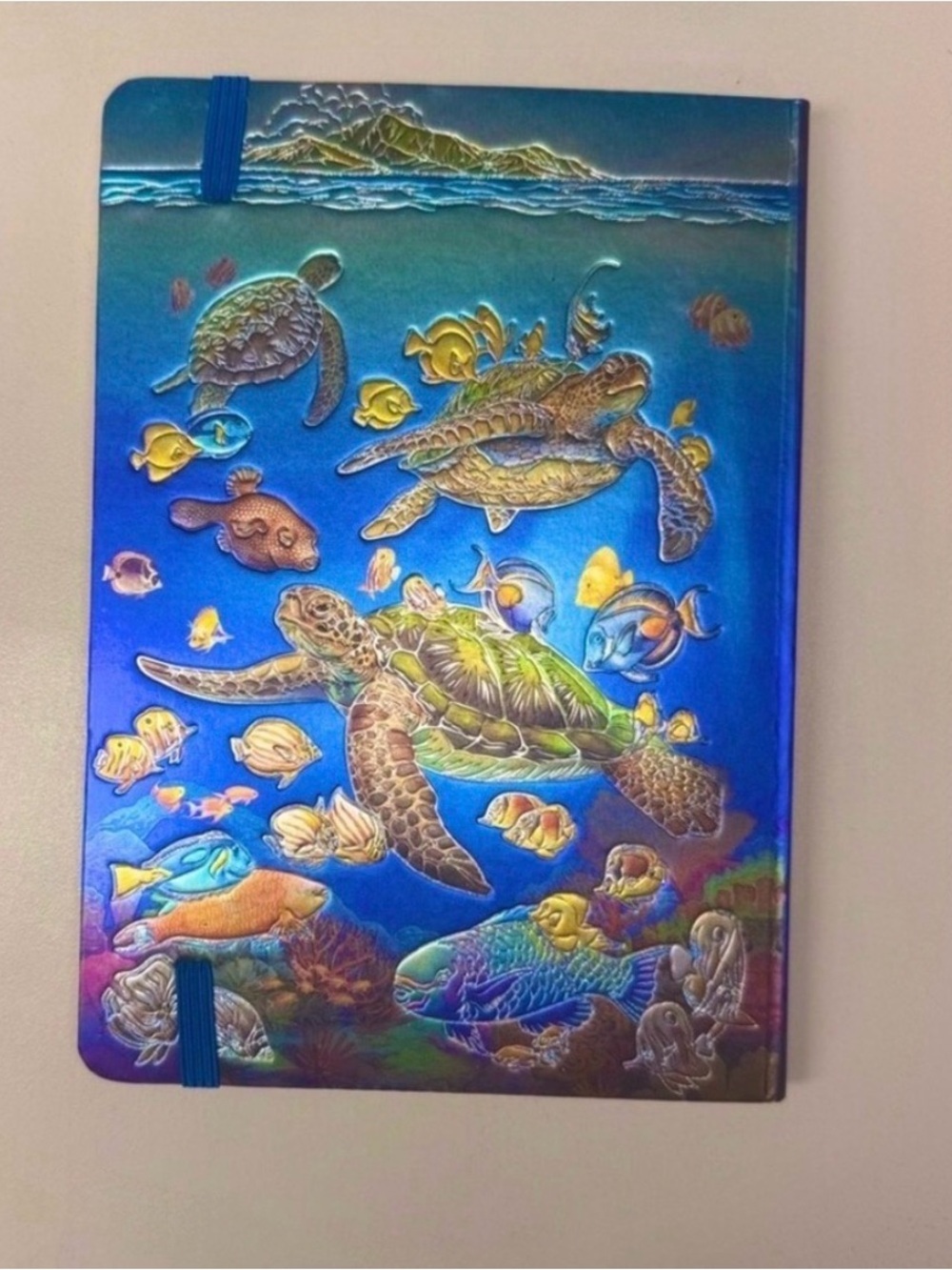 Colorful Sea Turtle Notebook/Journal New  5x7